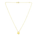 14K Yellow Gold Four Leaf Clover Necklace by Bids.com