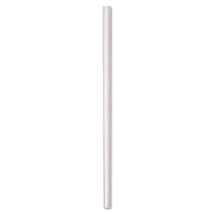 Dart Jumbo Straws, 7.75", Polypropylene, Translucent, 250/Pack, 50 Packs/Carton