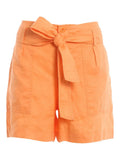 Lauren Ralph Lauren Shorts in Lino Arancio in Orange, Size 10 by Vanessa Jane