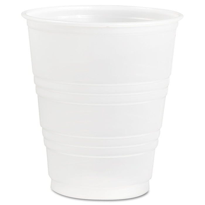 Dart High-Impact Polystyrene Cold Cups, Perfect Pak, 5 oz, Translucent, 750/Carton