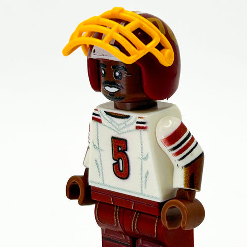 #5 QB Jayden Washington Football Player Minifig - B3 Customs by B3 Customs