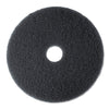3M Low-Speed High Productivity Floor Pads 7300, 19" Diameter, Black, 5/Carton