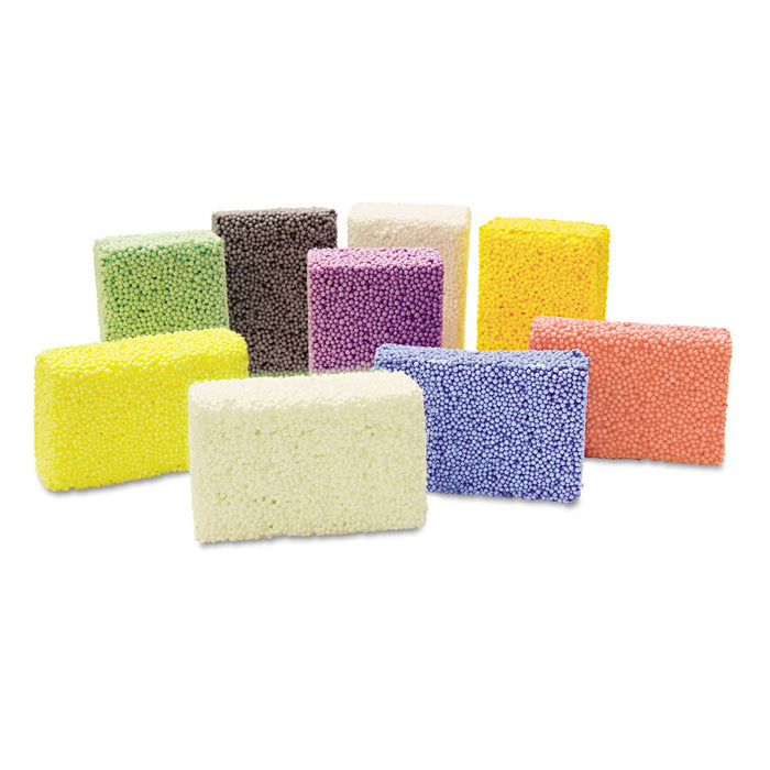 Creativity Street Squishy Foam Classpack, 9 Assorted Colors, 36 Blocks