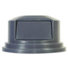 Rubbermaid Round BRUTE Dome Top Lid for 55 gal Waste Containers, 27.25" Diameter, Gray