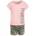 Ideology Little Girls 2-Pc. Graphic T-Shirt and Short Set by Vanessa Jane