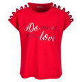Ideology Girls Red Do What You Love Strappy T Shirt by Vanessa Jane