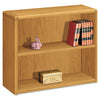 HON 10700 Series Wood Bookcase, Two-Shelf, 36w x 13.13d x 29.63h, Harvest