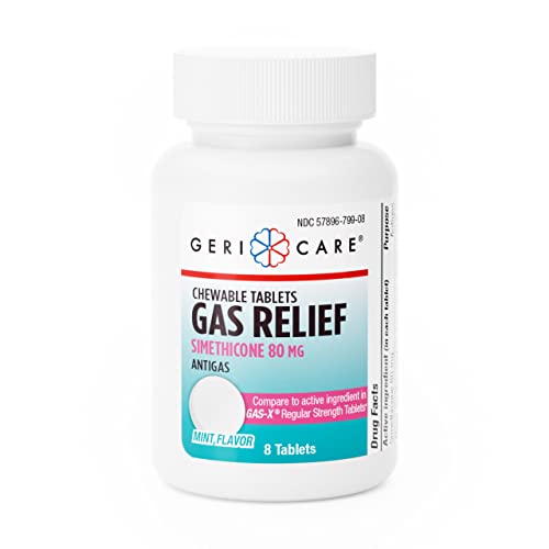 GeriCare Simethicone 80mg Chewable Gas Relief Tablets by Pasteur Pharmacy