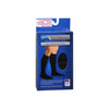 Loving Comfort Men's Knee-High Compression Dress Socks (20-30 mmHg), Closed Toe, Black, Large