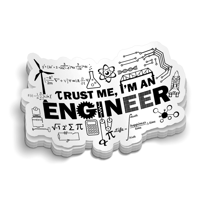 Engineer Hard Hat Decal by Armed American Supply