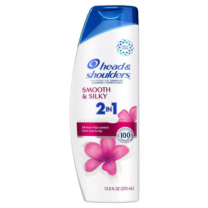 Head & Shoulders 2 In 1 Dandruff Shampoo Conditioner, Smooth Silky, 12.5 Oz by Pasteur Pharmacy