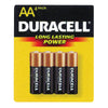 Duracell Coppertop AA Batteries with Power Boost Ingredients, 10-Year Shelf Life, 4 Count