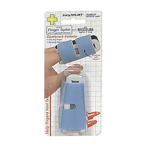 Family Flents Insty Splint, Support & Protect Finger, Deluxe, Medium by Pasteur Pharmacy