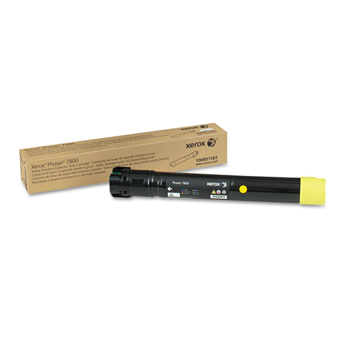 Xerox 106R01565 Toner, 6,000 Page-Yield, Yellow