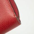 Gucci Red Logo Print Zip Wallet-#1392 by Bolt Boutique