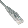 Tripp Lite CAT6 Gigabit Snagless Molded Patch Cable, 1 ft, Gray