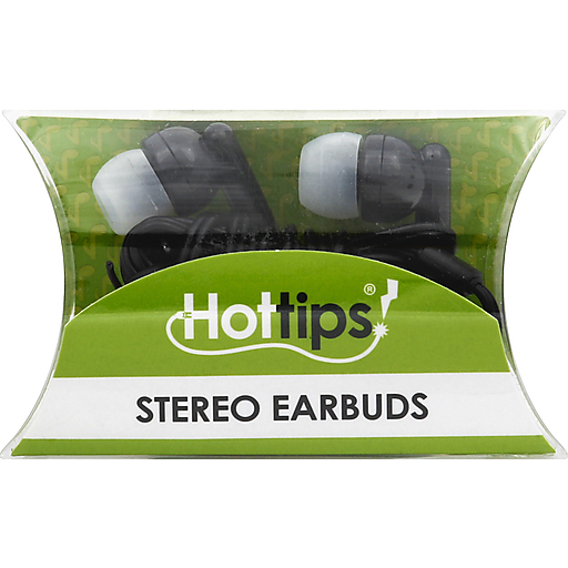 Hottips Earbuds, Stereo, 4 Feet Long Cord by Pasteur Pharmacy