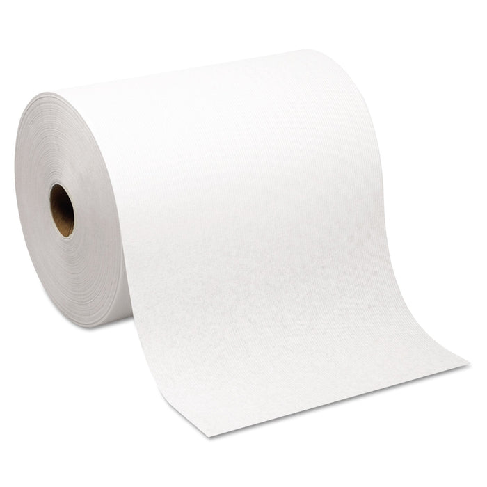 Georgia Pacific Hardwound Roll Paper Towel, Nonperforated, 7.87" x 1,000 ft, White, 6 Rolls/Carton