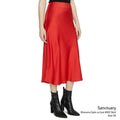Sanctuary Womens Satin a-Line MIDI Skirt, Size SX by Vanessa Jane