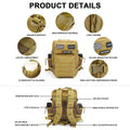 Raider Series Travel Bag & Laptop Backpack for Laptops up to 17.3-inch by Zerodamage Sahara Case LLC