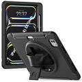 iPad Pro 11-inch (M4 2024 / M5 2025) Case - Heavy-Duty with Hand Strap | Raider Series by Zerodamage Sahara Case LLC