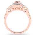 Rose Gold Morganite Jewelry Set by Fine Color Jewels