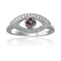 Alexandrite Evil Eye Ring by Fine Color Jewels