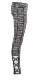 Ideology Big Girls Static-Print Caged Leggings by Vanessa Jane