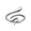 Silver Snake Toe Ring by Fine Color Jewels