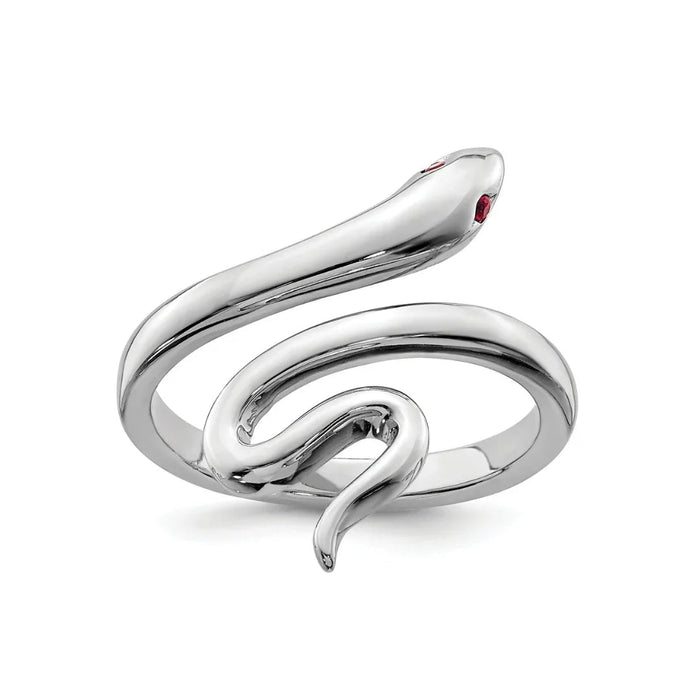 Silver Snake Toe Ring by Fine Color Jewels