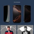 iPhone Air Privacy Screen Protector - Easy Apply Tempered Glass Screen Protector | Zerodamage by Zerodamage Sahara Case LLC