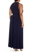 MICHAEL Michael Kors Womens Plus Halter Keyhole Maxi Dress by Vanessa Jane