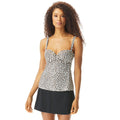 Coco Reef LEOPARD Cheetah Five Way Bra Sized Tankini Swim Top, US 32DD/, 36/38DD by Vanessa Jane