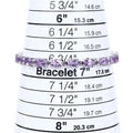 14.40 Ct Oval Purple Amethyst Prong Sterling Silver Tennis Bracelet by Fine Color Jewels