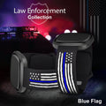 Law Enforcement HD Fitbit Versa 3 and Sense 1 Watch Band by Affinity Bands