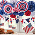 14-Piece: Patriotic Party Decorations Set by DailySale
