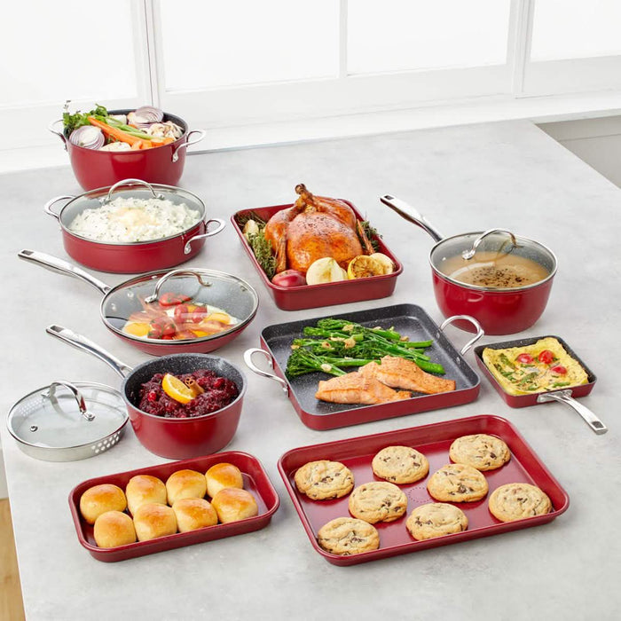 14-Piece Set: DuraPan Nonstick All-Purpose Cookware (Refurbished) by DailySale