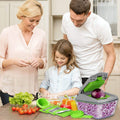 14-Pieces: Vegetable Spiralizer, Slicer, and Food Chopper by DailySale