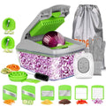 14-Pieces: Vegetable Spiralizer, Slicer, and Food Chopper by DailySale