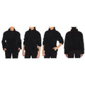 1/4 Zip Collared Sherpa In and Out Lined Pull Over with 2 Pockets by DailySale