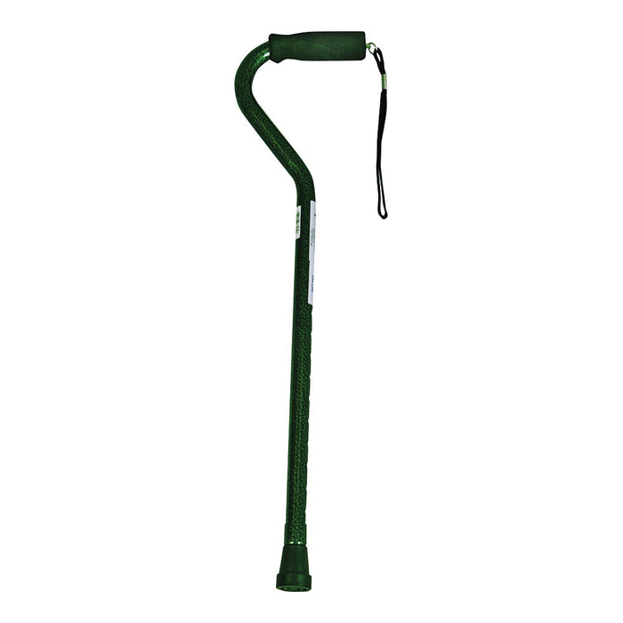 Medline Black Aluminum Offset Handle Cane by Pasteur Pharmacy