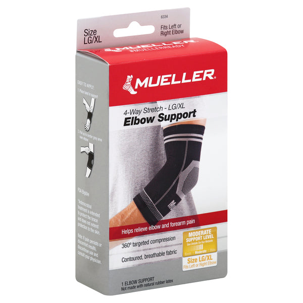 Mueller Elbow Support, 4-way Stretch - LG/XL,1ea by Pasteur Pharmacy