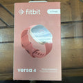 Fitbit Versa 4 Fitness Smartwatch, Copper Rose Aluminum Case, Pink Sand Band by Price Is Right Miami