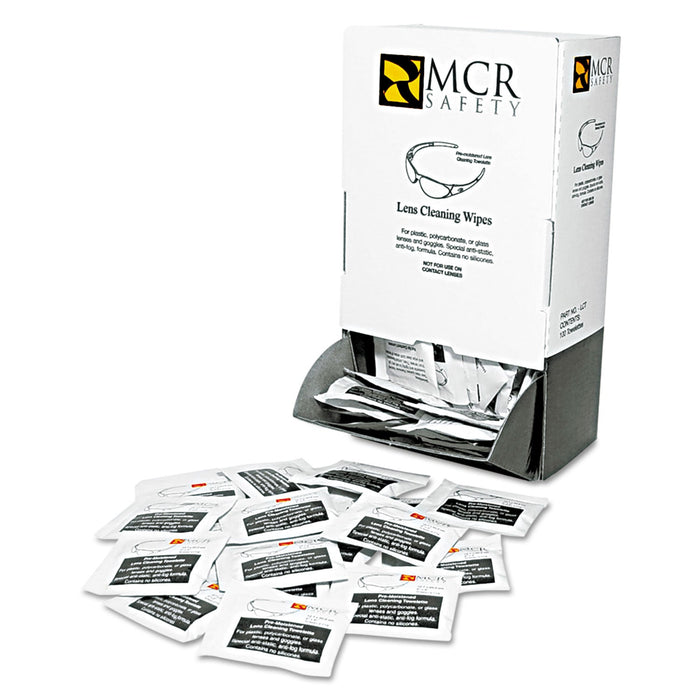MCR Lens Cleaning Towelettes, 100/Box