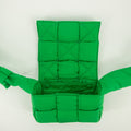Bottega Green MIni Nylon Cassette Bag #1414 by Bolt Boutique