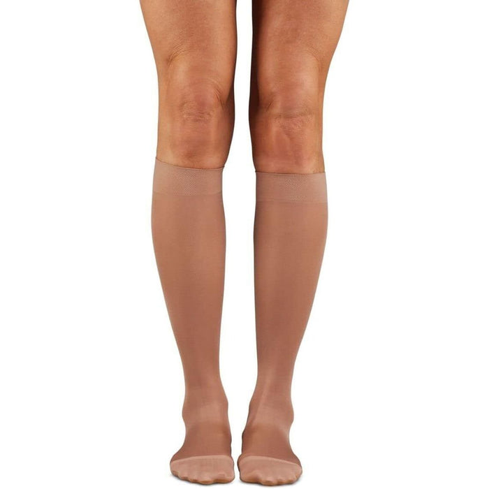 Dr. Comfort Unisex Microfiber Medical Knee-High 20-30mmHg (Beige) Large by Pasteur Pharmacy