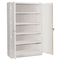 Tennsco Assembled Jumbo Steel Storage Cabinet, 48w x 18d x 78h, Light Gray