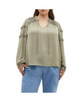 CITY CHIC Plus Size Drama Queen Top, XXL/24 by Vanessa Jane