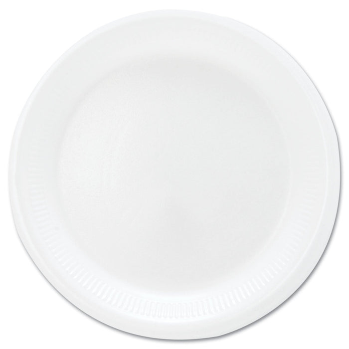 Dart Mediumweight Foam Dinnerware, Plates, 6" dia, White, 125/Pack