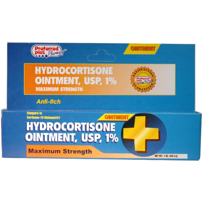 Preferred Plus Hydrocortisone Ointment USP 1% 1 Oz by Pasteur Pharmacy